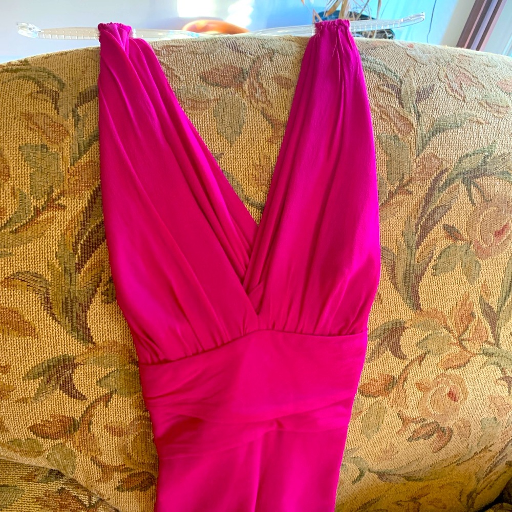 Magenta gown/ going out dress/prom/wedding